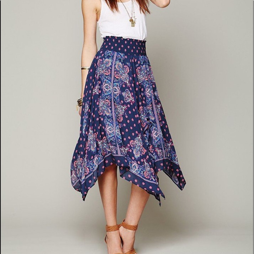 Free People Kaleidoscope Fly Away Skirt S